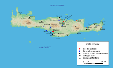 Civiltà minoica - tra il 2700 e il 1400 a.C. 